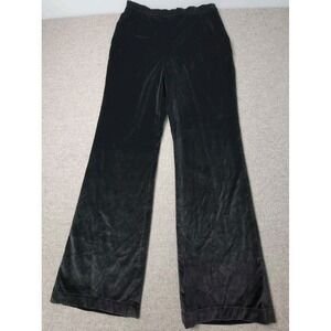 St. John Evening Women's Black Velvet Pants Size 14 Pull On